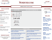 Tablet Screenshot of nosbush.com